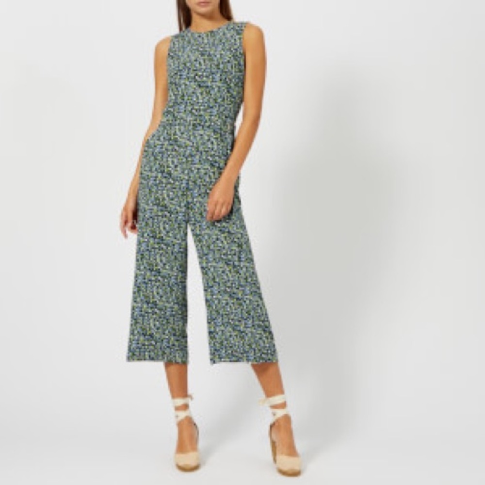 Michael Kors floral cropped jumpsuit